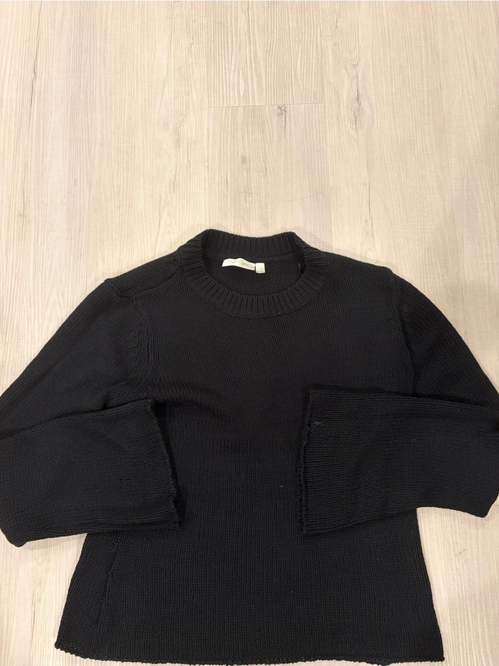 RD Style Black Crewneck Sweater
